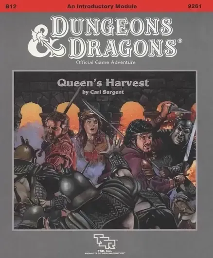 The cover of the adventure module B12 Queen's Harvest